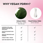 Infographic illustrating the pad's dual-textured design, with a ridged side to buff and a smooth side to soothe.