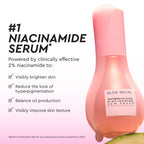 Glow Recipe Watermelon Glow Best-Sellers Kit infographic spotlighting the antioxidant-rich watermelon and niacinamide formulas.