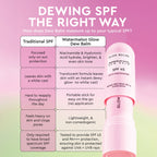 Glow Recipe Watermelon Glow Niacinamide Dew Balm SPF 45 packaging detail showing its compact, portable balm design.