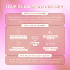 Educational infographic on the niacinamide benefits featured in Watermelon Glow Niacinamide Hue Drops.