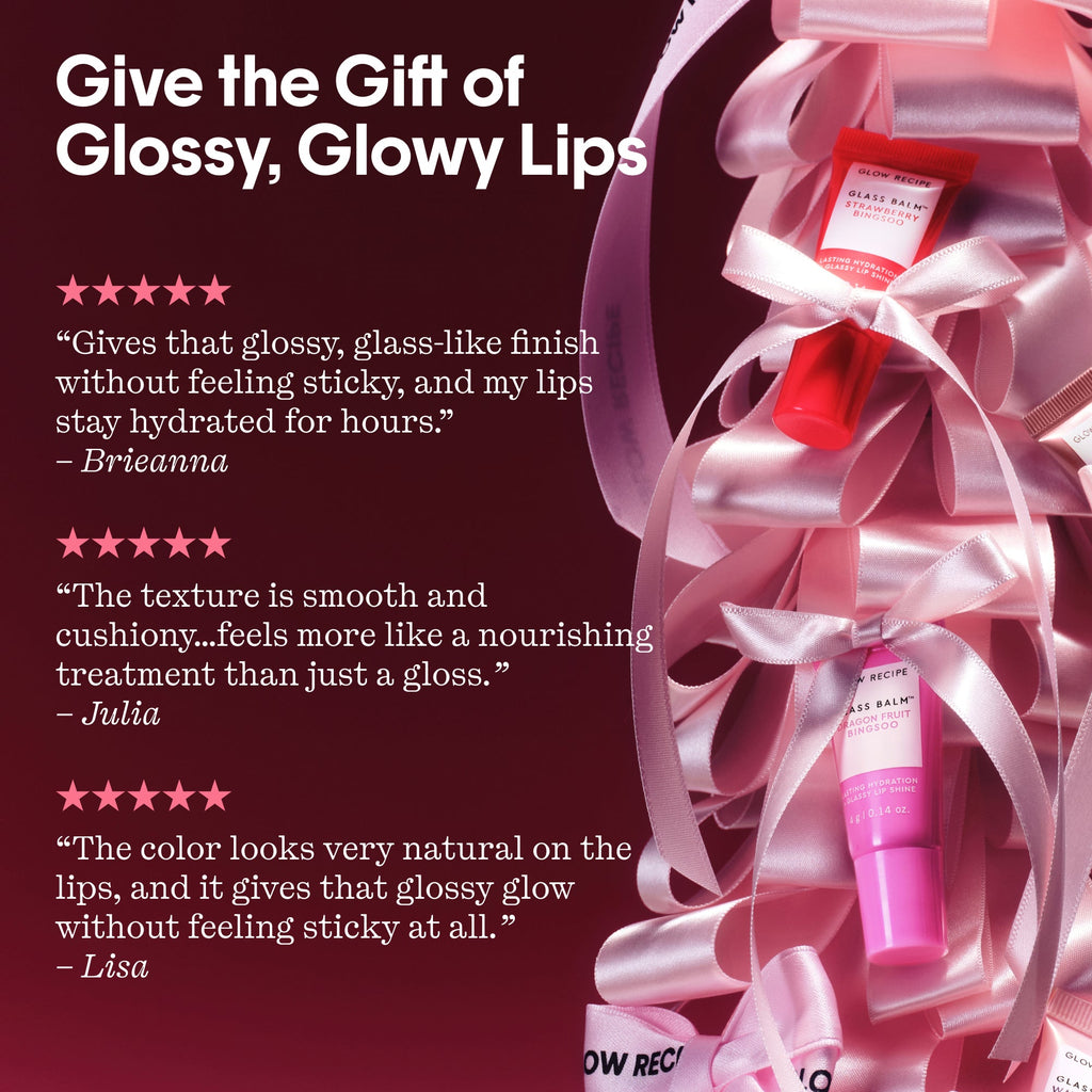 Mini Glass Balm Lip Treatment Collection