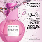 Infographic slide spotlighting the Mini Plum Plump Hyaluronic Serum, the kit's first hydrating step.