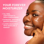 Glow Recipe Watermelon Glow Pink Juice Moisturizer infographic explaining what makes it a fan-favorite hydrating gel.