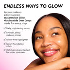 Glow Recipe Watermelon Glow Best-Sellers Kit infographic highlighting the set's hydration and glow-boosting benefits.