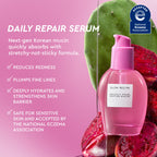 Glow Recipe Prickly Pear Peptide Mucin infographic introducing this vegan, cactus-powered alternative to snail mucin serum.