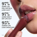 Claim infographic for Glass Balm in Coconut Bingsoo listing its 12-hour hydration and shine benefits.