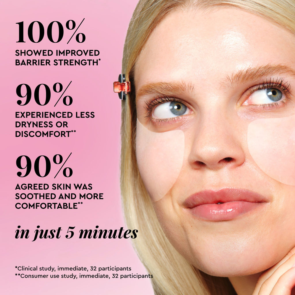 Glow Recipe PDRN+ Repair + Soothe Korean Toner Pads infographic highlighting stronger, more resilient skin results.