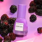 Glow Recipe Blackberry Retinol Blemish Serum packaging shown alongside its ultra-hydrating, nourishing ingredient extracts.