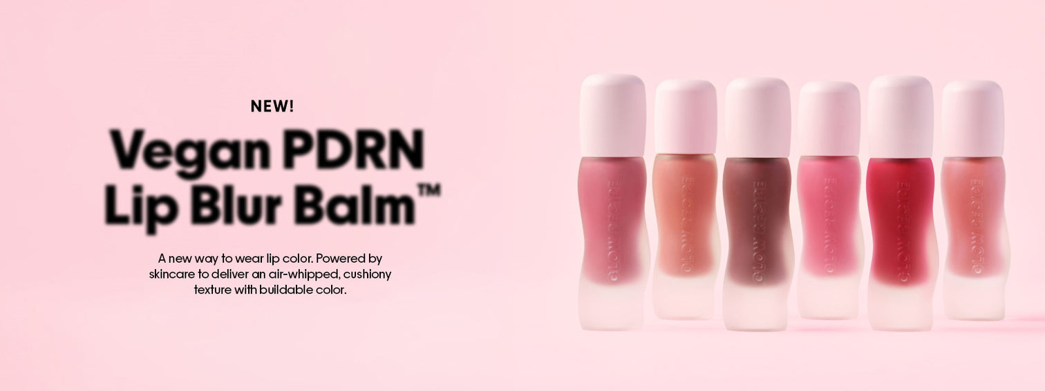Glow Recipe Vegan PDRN Lip Blur Balm campaign